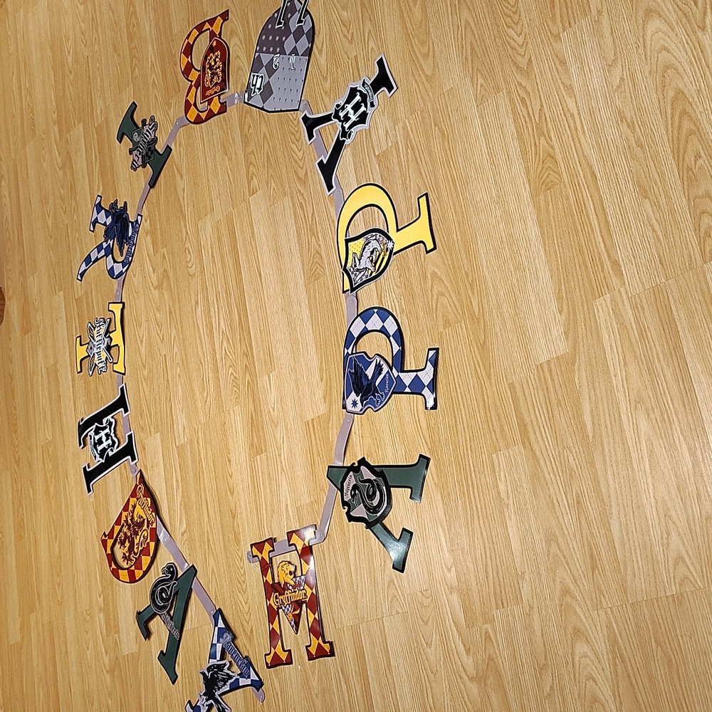 Harry Potter Gryffindor Birthday Banner
